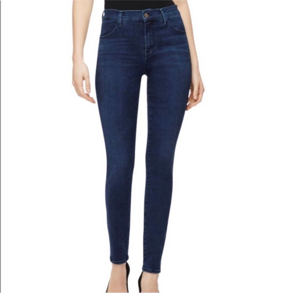 J BRAND High Rise Maria Denim Jeans in Supreme